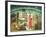 Portrait of Dante Alighieri, Florence and the Allegory of the Divine Comedy-null-Framed Premium Giclee Print