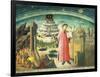 Portrait of Dante Alighieri, Florence and the Allegory of the Divine Comedy-null-Framed Giclee Print