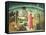 Portrait of Dante Alighieri, Florence and the Allegory of the Divine Comedy-null-Framed Stretched Canvas