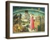 Portrait of Dante Alighieri, Florence and the Allegory of the Divine Comedy-null-Framed Giclee Print