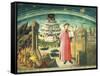 Portrait of Dante Alighieri, Florence and the Allegory of the Divine Comedy-null-Framed Stretched Canvas