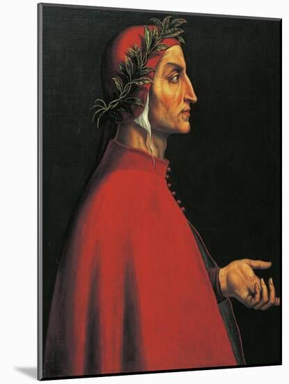 Portrait of Dante Alighieri-null-Mounted Giclee Print