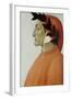 Portrait of Dante Alighieri-Sandro Botticelli-Framed Giclee Print