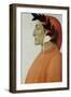 Portrait of Dante Alighieri-Sandro Botticelli-Framed Premium Giclee Print