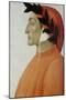 Portrait of Dante Alighieri-Sandro Botticelli-Mounted Giclee Print