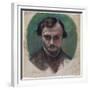 Portrait of Dante Gabriel Rossetti, 1853-William Holman Hunt-Framed Giclee Print