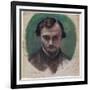 Portrait of Dante Gabriel Rossetti, 1853-William Holman Hunt-Framed Giclee Print