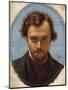 Portrait of Dante Gabriel Rossetti-William Holman Hunt-Mounted Giclee Print