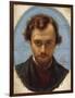 Portrait of Dante Gabriel Rossetti-William Holman Hunt-Framed Giclee Print