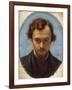 Portrait of Dante Gabriel Rossetti-William Holman Hunt-Framed Giclee Print