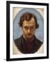 Portrait of Dante Gabriel Rossetti-William Holman Hunt-Framed Giclee Print