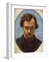 Portrait of Dante Gabriel Rossetti-William Holman Hunt-Framed Giclee Print