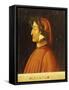 Portrait of Dante-Domenico Ghirlandaio-Framed Stretched Canvas