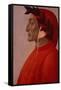 Portrait of Dante-Sandro Botticelli-Framed Stretched Canvas