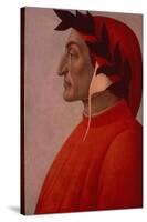 Portrait of Dante-Sandro Botticelli-Stretched Canvas