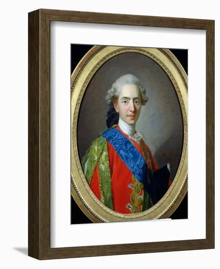 Portrait of Dauphin Louis of France Aged 15, 1769-Louis-Michel van Loo-Framed Giclee Print