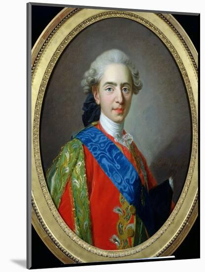 Portrait of Dauphin Louis of France Aged 15, 1769-Louis-Michel van Loo-Mounted Giclee Print