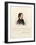Portrait of David Crockett, 1834-Anthony Lewis De Rose-Framed Giclee Print