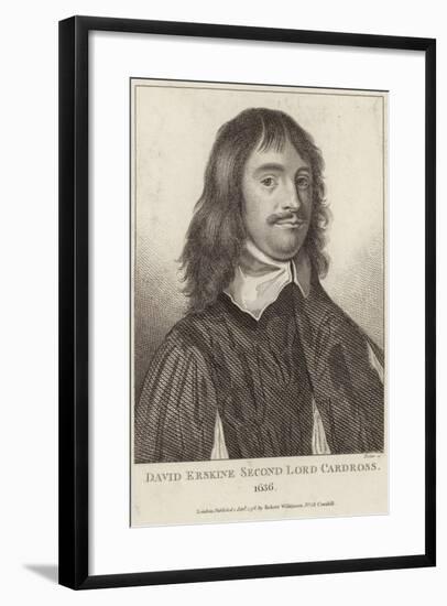 Portrait of David Erskine, Second Lord Cardross-null-Framed Giclee Print