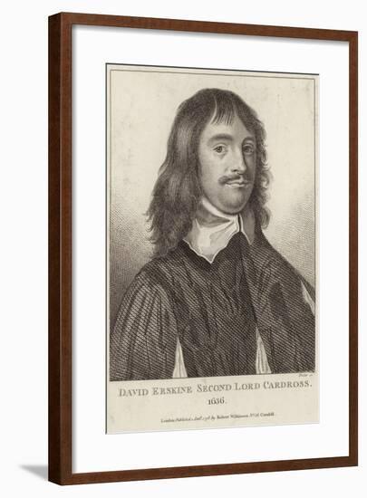 Portrait of David Erskine, Second Lord Cardross-null-Framed Giclee Print