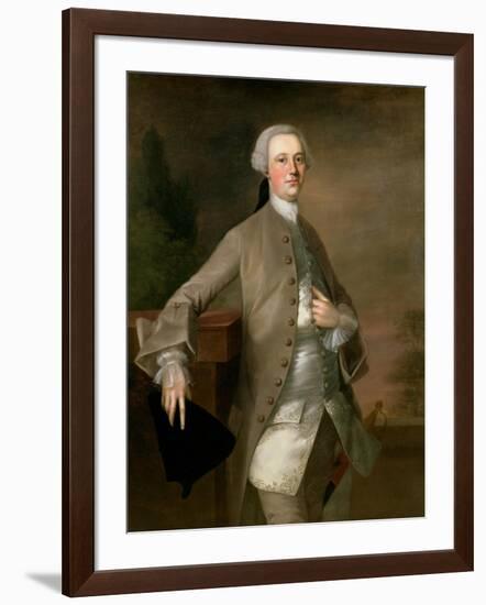 Portrait of David Garrick, 1742-Thomas Gainsborough-Framed Giclee Print