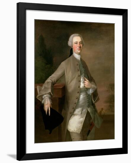 Portrait of David Garrick, 1742-Thomas Gainsborough-Framed Giclee Print