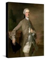 Portrait of David Garrick, 1742-Thomas Gainsborough-Stretched Canvas