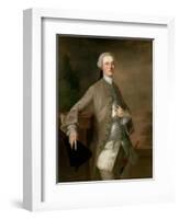 Portrait of David Garrick, 1742-Thomas Gainsborough-Framed Giclee Print