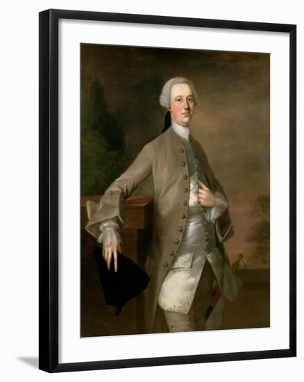 Portrait of David Garrick, 1742-Thomas Gainsborough-Framed Giclee Print