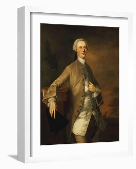 Portrait of David Garrick-Thomas Gainsborough-Framed Giclee Print