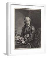 Portrait of David Garrick-Robert Edge pine-Framed Giclee Print