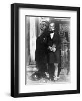 Portrait of David Roberts, R.A., Pub. 1844 (Calotype Photographic Print)-David Octavius Hill-Framed Giclee Print