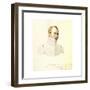 Portrait of Decembrist Baron Andrei Von Rosen (1799-188), 1832-Nikolai Alexandrovich Bestuzhev-Framed Giclee Print