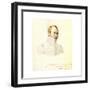 Portrait of Decembrist Baron Andrei Von Rosen (1799-188), 1832-Nikolai Alexandrovich Bestuzhev-Framed Giclee Print