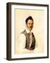 Portrait of Decembrist Fonvizin Michail A. Fonvizin (1787-185), 1834-Nikolai Alexandrovich Bestuzhev-Framed Giclee Print