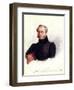 Portrait of Decembrist Ivan Povalo-Shveikovsky (1787-184), 1839-Nikolai Alexandrovich Bestuzhev-Framed Giclee Print