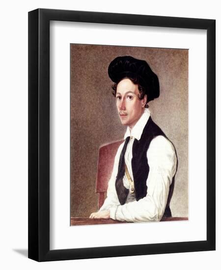 Portrait of Decembrist Mikhail Alexandrovich Bestuzhev (1800-187), 1837-1839-Nikolai Alexandrovich Bestuzhev-Framed Giclee Print