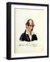 Portrait of Decembrist Mikhail Kuechelbecker (1798-185), 1831-Nikolai Alexandrovich Bestuzhev-Framed Giclee Print