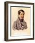 Portrait of Decembrist Mikhail Naryshkin (1798-186), 1832-1833-Nikolai Alexandrovich Bestuzhev-Framed Giclee Print