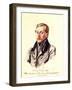 Portrait of Decembrist Pyotr Belyaev (1804-186), 1832-1833-Nikolai Alexandrovich Bestuzhev-Framed Giclee Print