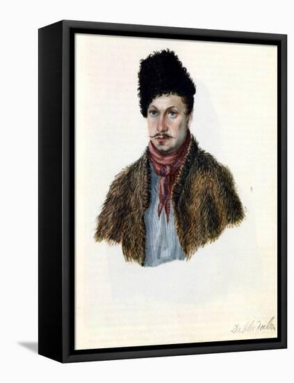 Portrait of Decembrist Vasily Davydov (1793-185), 1839-Nikolai Alexandrovich Bestuzhev-Framed Stretched Canvas