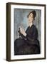 Portrait of Dedie (Odette Hayden) by Amedeo Modigliani-null-Framed Giclee Print