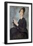 Portrait of Dedie (Odette Hayden) by Amedeo Modigliani-null-Framed Giclee Print