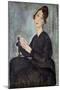 Portrait of Dedie (Odette Hayden) by Amedeo Modigliani-null-Mounted Giclee Print