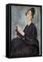 Portrait of Dedie (Odette Hayden) by Amedeo Modigliani-null-Framed Stretched Canvas