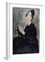 Portrait of Dedie (Odette Hayden)-Amedeo Modigliani-Framed Giclee Print