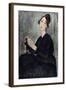 Portrait of Dedie (Odette Hayden)-Amedeo Modigliani-Framed Giclee Print