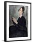 Portrait of Dedie (Odette Hayden)-Amedeo Modigliani-Framed Giclee Print