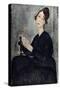 Portrait of Dedie (Odette Hayden)-Amedeo Modigliani-Stretched Canvas