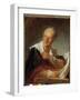 Portrait of Denis Diderot (1713-1784) Writer, 18Th Century (Oil on Canvas)-Jean-Honore Fragonard-Framed Giclee Print